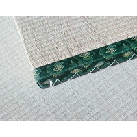 Tatami bordo verde decorato (80-90x200cm) - alti 5,5 cm
